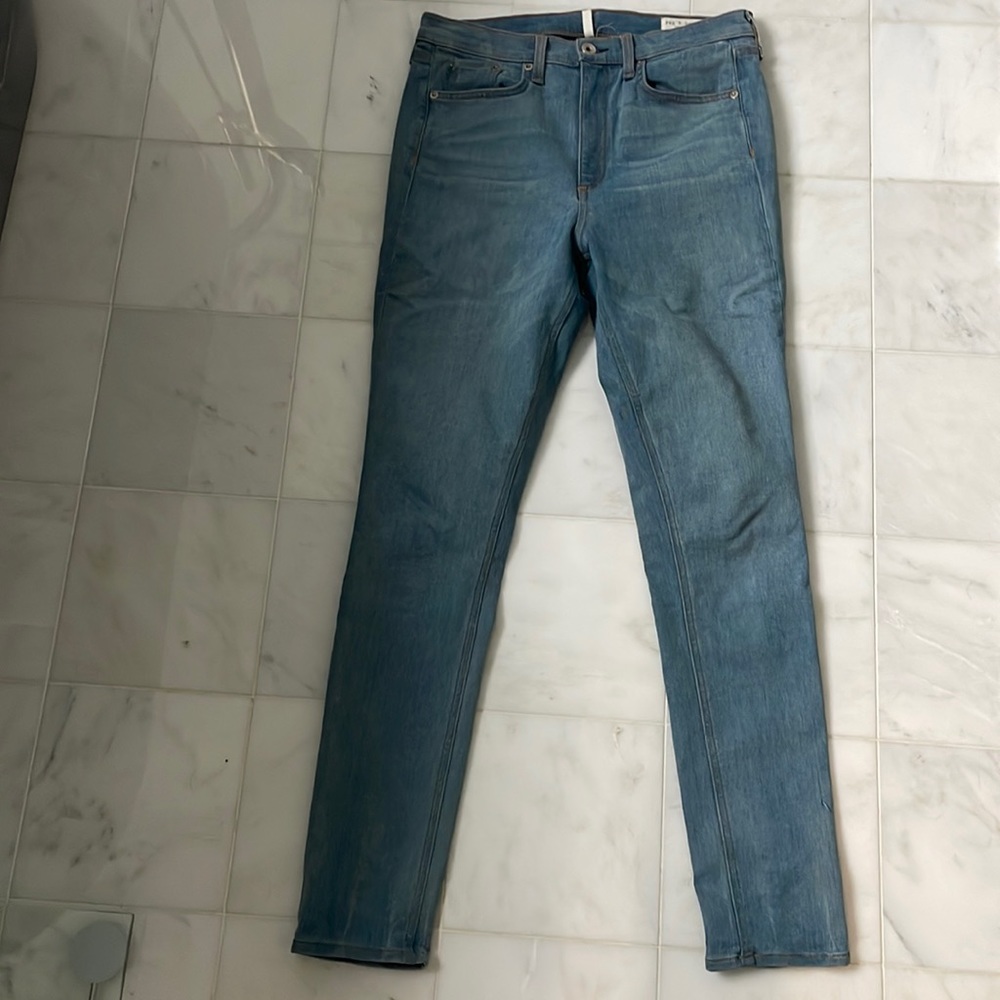 High waste, skinny rag and bone jeans